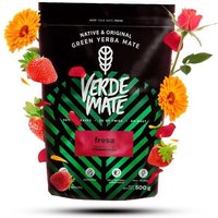Yerba Maté Fraise Verde Mate Green Fresa Mate Fruité Non Fumé 500g