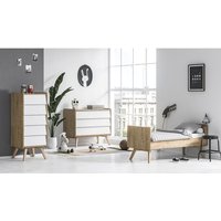 Chambre complète Vox - 145 x 75 x 103cm - bois et blanc