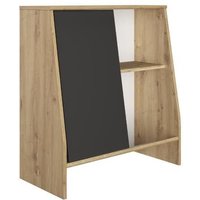 Meuble ludique enfant - DIAGONE - Tim - 1 Porte coulissante ardoise - Bois Clair