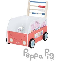 Chariot de marche multifonction - ROBA - Peppa Pig - Avec centre d’activités en forme de bus - Corail