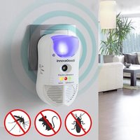 TSC Répulsif Prise 5 en 1 Electromagnétique Ionique purificateur Air Lutte Contre Les Parasites Nuisibles Repousse Insectes et Ronge
