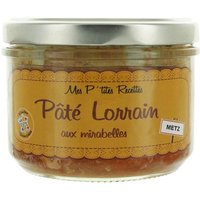 Pâté Lorrain aux mirabelles - Fabriqué en France - Mes P'tites Recettes - pot 220g