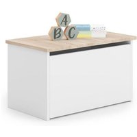 Coffre à jouets Diane blanc chene