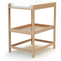 AT4 - Table à langer 1 étagère en bois LIMA Hêtre Verni - Taille unique