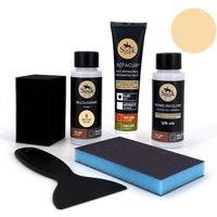 Kit de Rénovation Cuir (8-BEIGE CLAIR) - SOFOLK - Pour Volant, siège Auto, Chaise, sellerie, Chaussure