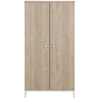 Armoire enfant - GALIPETTE - MARTIN - 2 portes - Chêne blond - Style contemporain