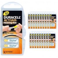 Piles Auditives Duracell Activair 10 20