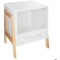 Casier de rangement enfant blanc 33x40cm - Atmosphera Créateur dintérieur
