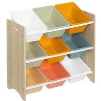 Meuble rangement enfant Iduna 60x64cm multicolore - Atmosphera Créateur dintérieur