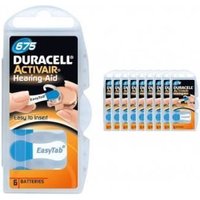 Piles Auditives Duracell Activair DA675 10