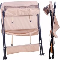 Table à langer bébé/enfant - Marque - Modèle - Pieds croisés - Rose clair