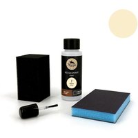 Kit de retouche de peinture pour cuir/simili-cuir (7-COQUILLE) - SOFOLK - Entretien pour siège et volant de voiture, canapé et chaussure