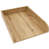 Table à langer universelle pour commode plan à langer 72x54 cm chêne angles arrondis