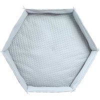 Tapis de parc bébé roba Style - ROBA - Bleu clair - Rembourrage latéral sécurisé - Doux et hydrofuge
