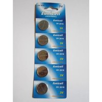 5 PILES 3V Lithium CR2016 EUNICELL