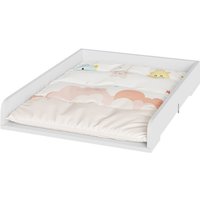 WOLTU Table à Langer Plateau Plan à Langer pour Commode en MDF 60x10x80cm Blanc WT007