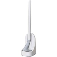 Brosse de toilette amovible avec support Brosse de nettoyage de toilette à séchage rapide pour toilette blanche Perfk19