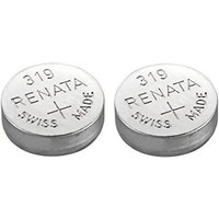 Renata - 2 Batteries de montre 319 Suisse Oxyde d'argent 1.5 v(SR527SW) nommé aussi SR64, V319, S526E,SB-AE-DE, 280-60, 615,,964