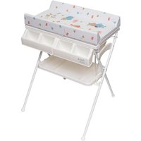 ib style® Table à langer pliable avec baignoire MY LITTLE FARM COLORS