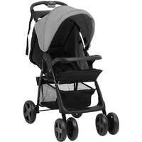 vidaXL Poussette pour Bébé 2-en-1 Landau Pliable pour Tout-petit Enfants Poussette de Voyage Protection contre Rayons UV 10383