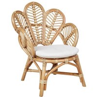 Chaise paon en rotin naturel pour enfants FLORENTINE II