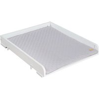 Plan à langer - ROBA - Pour machines à laver - Matelas Roba Style gris inclus - Bois blanc