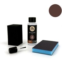 Kit Retouche Peinture Cuir/Simili-Cuir (13-MARRON) - SOFOLK - Entretien pour Siège et Volant de Voiture, Canapé, Chaussure