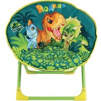 FUN HOUSE JURASSIC WORLD Siege lune dinosaures - Pliable - H.47 x l.54 x P.42 cm - Pour enfant