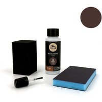 Kit Retouche Peinture Cuir/Simili-Cuir (14-CHOCOLAT) - SOFOLK - Entretien pour Siège et Volant de Voiture, Canapé, Chaussure
