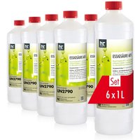 6 x 1 L Acide Acétique 60%