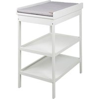ROBA Table à Langer + Matelas à Langer gris piqué roba Style - Laqué Blanc