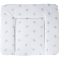 Matelas à langer - ROBA - LITTLE STARS - 85 x 75 cm - Blanc étoiles grises
