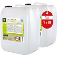 2 x 10 L Acide Acétique 60%