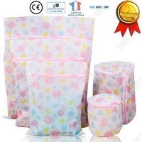 TD® Sac à linge sale voyage délicat tissu machine à laver vêtement habit homme femme grand lessive propreté coloré main bonne qualit