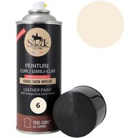 Peinture Cuir (6-BLANC CASSE) avec Vernis Intégré - SOFOLK - Entretien pour Siège et Volant de Voiture, Canapé, Chaussures, etc