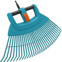 Balai A Gazon 2 En 1 Xxl Combisystem® Gardena - Plastique Renforce - 77cm - 32 Dents - Garantie 25 Ans