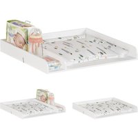 Plan à Langer pour Commode - WOLTU Table à Langer Accessoires - 80x85x745cm - MDF - Blanc