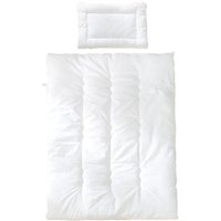 Parure de Lit Bébé Toutes Saisons - ROBA - Blanc - 100x135 - 40x60