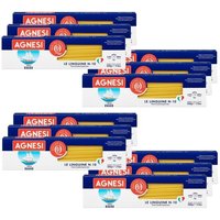 Agnesi - Lot 12x Pâte Linguine n°10 - Boîte 500g