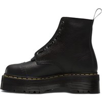 Dr. Martens SINCLAIR BLACK AUNT SALLY chaussure Botte Dr Martens SINCLAIR BLACK AUNT SALLY - ZZZOOLIGHT - Femme - Cuir - Lacets - Compensé