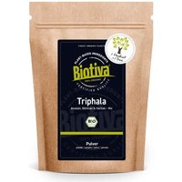 Poudre de Triphala bio - 200g - Amalaki, Haritaki, Bibhitaki - Triphala ayurvédique bio - Conditionné et contrôlé en Allemagne