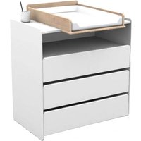 BODHI WHITE - Pack Commode + Table à Langer