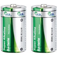 2 piles super alcalines mono 1,5V type D