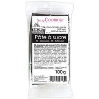Pâte à sucre noire (vanille) - qualité pro. - 10...