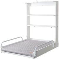 Table à langer murale - 66 x 765 x 79 cm - ROBA - Pliable - Blanc
