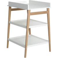 Table à langer - QUAX - Hip - Bois - Blanc/Naturel - Design contemporain