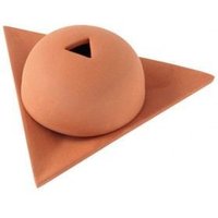 Un brûleur en céramique marron pour du parfum d'intérieur