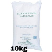 Sac Sel d’Epsom 10 Kg, Source concentrée de Magnésium, Sel 100% Naturel. Bain et Soins Personnels.Promotion, Livraison 24h