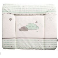Matelas à Langer Doux Revêtu PU Happy Cloud - 85x75 cm - Imprimé nuages - ROBA