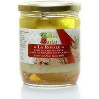 Caille confite farce royale au foie gras, 350g